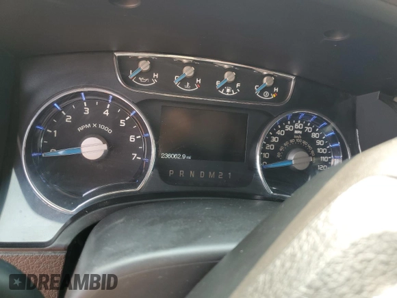 2013 Ford F-150 XL with VIN 1FTFW1ET1DKF45748, listed as a Copart auction lot 58927545 with 236,062 mi miles and Salvage title. Bid and sale history available at DreamBid. Image 9.