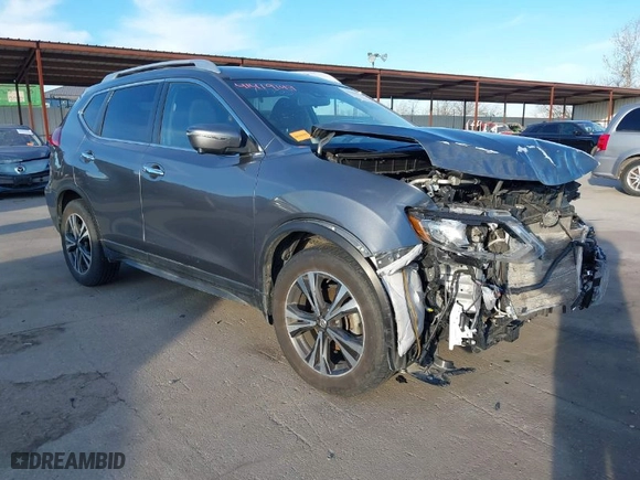 2019 Nissan Rogue SV with VIN JN8AT2MVXKW376528, listed as a IAAI auction lot 41419149 with 63256 miles. Bid and sale history available at carsss.com. Image 1.