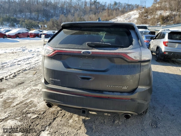 2016 Ford Edge Titanium with VIN 2FMPK4K89GBB77461, listed as a Copart auction lot 87483674 with 131,112 mi miles and Salvage Title. Bid and sale history available at carsss.com. Image 6.