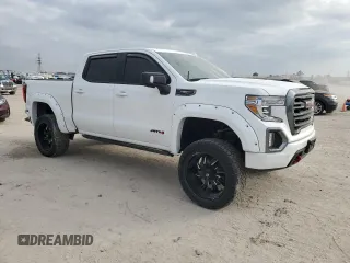 2022 GMC Sierra 1500 Limited AT4 with VIN 1GTP9EEL4NZ163676, listed as a Copart auction lot 44471625 with 55,695 mi miles and Salvage Title. Bid and sale history available at carsss.com. Image 4.