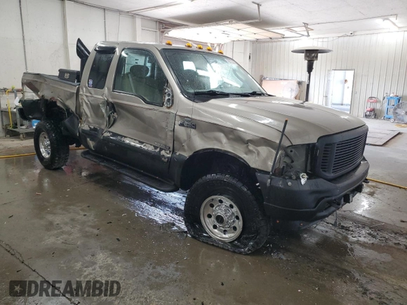 2003 Ford Super Duty F-250 XL with VIN 1FTNX21F23EA70199, listed as a Copart auction lot 78570444 with 228,265 mi miles and Salvage Title. Bid and sale history available at carsss.com. Image 4.