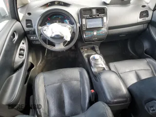 2015 Nissan LEAF SL with VIN 1N4AZ0CP3FC326441, listed as a Copart auction lot 50763835 with 120,373 mi miles and Salvage title. Bid and sale history available at DreamBid. Image 8.
