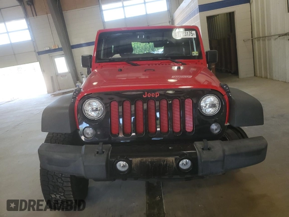 2018 Jeep Wrangler Willys Wheeler W z VIN 1C4AJWAG4JL909083, wystawiony jako Copart lot #57623175 z przebiegiem 82 028 mil mil oraz Szkoda całkowita • Salvage title. Historia ofert i sprzedaży dostępna na DreamBid. Obrazek 5.