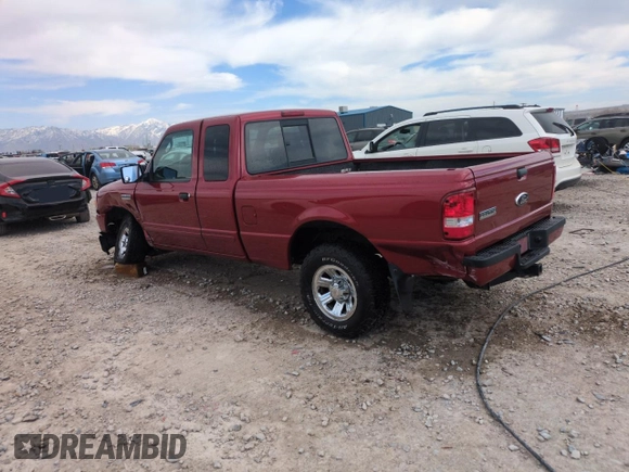 2008 Ford Ranger XLT with VIN 1FTZR45E08PB05066, listed as a Copart auction lot 52857905 with 52,908 mi miles and Salvage Title. Bid and sale history available at carsss.com. Image 2.