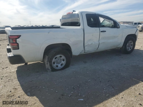 2024 Nissan Frontier S with VIN 1N6ED1CL2RN640228, listed as a Copart auction lot 87404644 with 8,696 mi miles and Salvage Title. Bid and sale history available at carsss.com. Image 3.