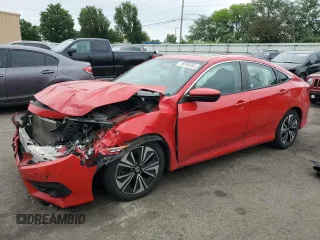 2016 Honda Civic EX-T with VIN 2HGFC1F36GH648281, listed as a Copart auction lot 58599385 with 131,145 mi miles and Salvage title. Bid and sale history available at DreamBid. Image 1.