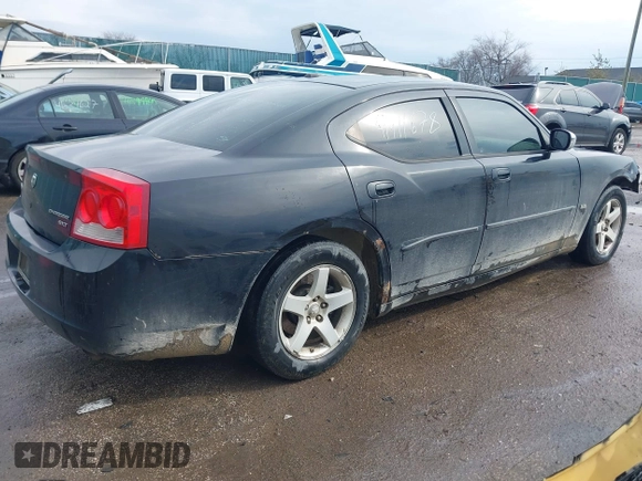 2010 Dodge Charger SXT with VIN 2B3CA3CV7AH144369, listed as a IAAI auction lot 41911678 with 235,218 mi miles. Bid and sale history available at carsss.com. Image 4.