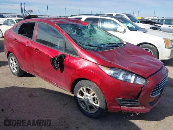 2016 Ford Fiesta SE with VIN 3FADP4BJ1GM104505, listed as a IAAI auction lot 38973344 with 90,996 mi miles. Bid and sale history available at carsss.com. Image 1.