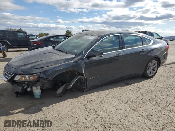 2014 Chevrolet Impala LT with VIN 2G1125S36E9191481, listed as a Copart auction lot 53455725 with 113,282 mi miles and Salvage Title. Bid and sale history available at DreamBid. Image 1.