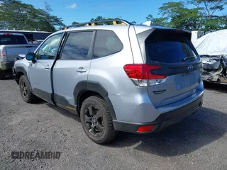 2023 Subaru Forester Wilderness with VIN JF2SKALC0PH447018, listed as a IAAI auction lot 42011074 with 21,553 mi miles and . Bid and sale history available at DreamBid. Image 3.