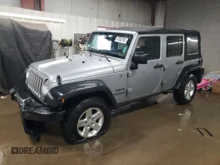 2014 Jeep Wrangler Unlimited Sport with VIN 1C4BJWDG9EL140263, listed as a Copart auction lot 47652785 with 39,493 mi miles and Salvage Title. Bid and sale history available at DreamBid. Image 1.
