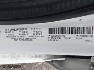 2012 Dodge Avenger SE with VIN 1C3CDZAB0CN110449, listed as a IAAI auction lot 41705501 with 157,885 mi miles. Bid and sale history available at carsss.com. Image 9.