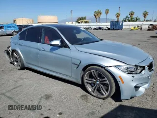 2017 BMW M3 with VIN WBS8M9C32H5G85467, listed as a Copart auction lot 66148333 with 45,255 mi miles. Bid and sale history available at carsss.com. Image 4.