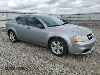 2013 Dodge Avenger SE with VIN 1C3CDZAB8DN531059, listed as a Copart auction lot 50634815 with 164,609 mi miles and Salvage Title. Bid and sale history available at DreamBid. Image 4.