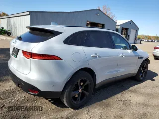 2019 Jaguar F-Pace 25t Prestige with VIN SADCK2FX1KA392222, listed as a Copart auction lot 76044604 with 105,235 mi miles and Salvage Title. Bid and sale history available at DreamBid. Image 3.