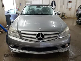 2009 Mercedes-Benz C 300 Sport with VIN WDDGF54X39F225434, listed as a Copart auction lot 53141085 with 194,350 mi miles and Salvage title. Bid and sale history available at DreamBid. Image 5.