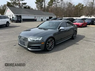 2018 Audi S4 Premium Plus with VIN WAUB4AF47JA002513, listed as a Copart auction lot 49582075 with 114,949 mi miles and Clean Title. Bid and sale history available at carsss.com. Image 1.