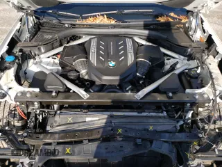 2021 BMW X5 M50i with VIN 5UXJU4C04M9G27685, listed as a Copart auction lot 84848344 with 32,349 mi miles and Salvage Title. Bid and sale history available at carsss.com. Image 11.