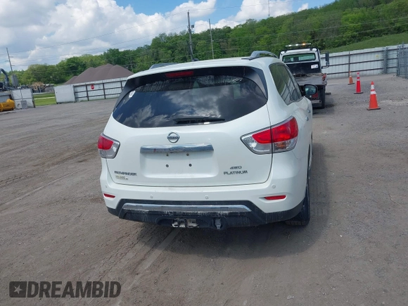 2015 Nissan Pathfinder SL with VIN 5N1AR2MM0FC707380, listed as a IAAI auction lot 42267523 with 186,383 mi miles and . Bid and sale history available at DreamBid. Image 16.