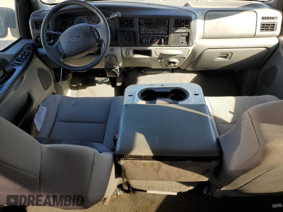 2005 Ford Excursion Special Serv с VIN 1FMNU40L15ED24141, выставлен на аукционе Copart как лот 87421344 с пробегом 263 527 миль миль и Чистый • Clean title. История ставок и продаж доступна на DreamBid. Изображение 8.