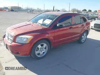 2008 Dodge Caliber SXT with VIN 1B3HB48B68D571783, listed as a IAAI auction lot 41653896 with 159,659 mi miles. Bid and sale history available at carsss.com. Image 2.