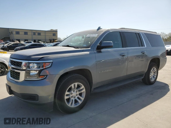 2019 Chevrolet Suburban LT z VIN 1GNSKHKC3KR408068, wystawiony jako Copart lot #49529125 z przebiegiem 115 547 mil mil oraz Czysty tytuł • Clean title. Historia ofert i sprzedaży dostępna na DreamBid. Obrazek 1.