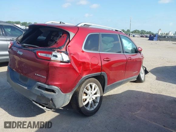 2016 Jeep Cherokee Limited z VIN 1C4PJLDB8GW160935, wystawiony jako IAAI lot #42548891 z przebiegiem 106 884 mil mil oraz . Historia ofert i sprzedaży dostępna na DreamBid. Obrazek 4.