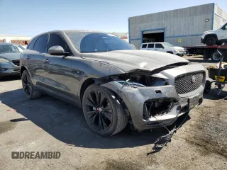 2017 Jaguar F-Pace 35t R-Sport with VIN SADCL2BV2HA058923, listed as a Copart auction lot 52214245 with 115,720 mi miles and Salvage title. Bid and sale history available at DreamBid. Image 4.