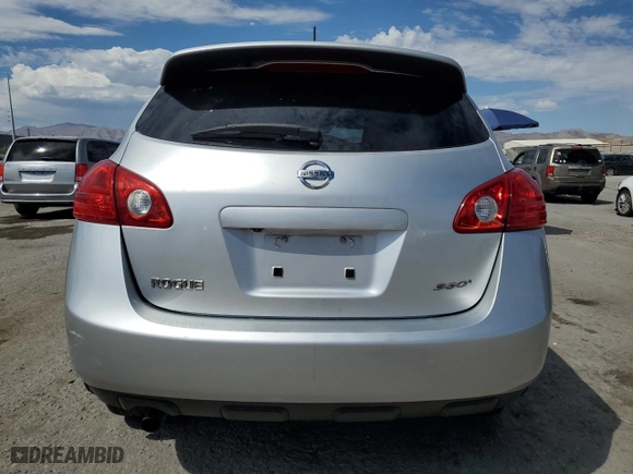 2010 Nissan Rogue S with VIN JN8AS5MT6AW006128, listed as a Copart auction lot 69621534 with 166,443 mi miles and Salvage Title. Bid and sale history available at carsss.com. Image 6.