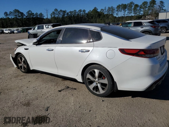 2016 Kia Optima SX Turbo with VIN 5XXGW4L22GG014136, listed as a Copart auction lot 87722665 with Not Provided miles and Salvage Title. Bid and sale history available at carsss.com. Image 2.