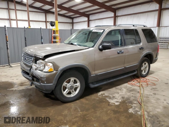 2003 Ford Explorer XLT with VIN 1FMZU73W03UA58560, listed as a Copart auction lot 87354824 with 157,052 mi miles and Salvage title. Bid and sale history available at DreamBid. Image 1.
