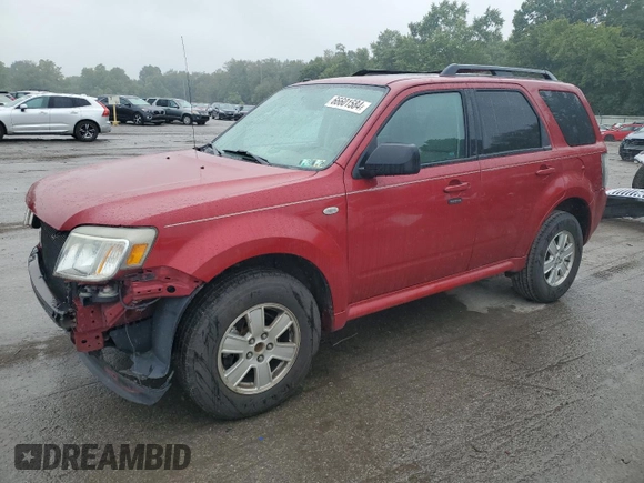 2009 Mercury Mariner with VIN 4M2CU91G69KJ15232, listed as a Copart auction lot 66601584 with 179,928 mi miles and Salvage title. Bid and sale history available at DreamBid. Image 1.