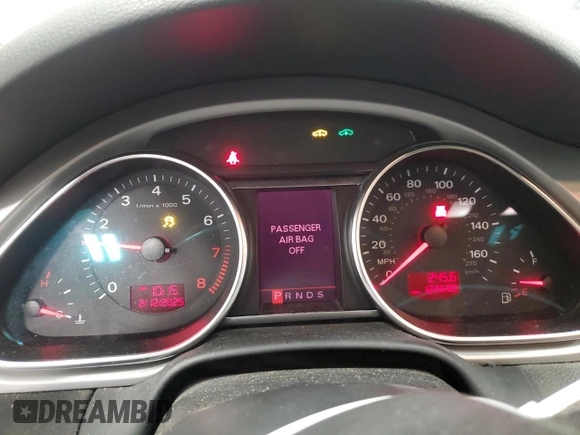 2008 Audi Q7 4.2L Premium with VIN WA1EV74L08D021255, listed as a Copart auction lot 44528685 with 122,690 mi miles and Clean Title. Bid and sale history available at carsss.com. Image 9.