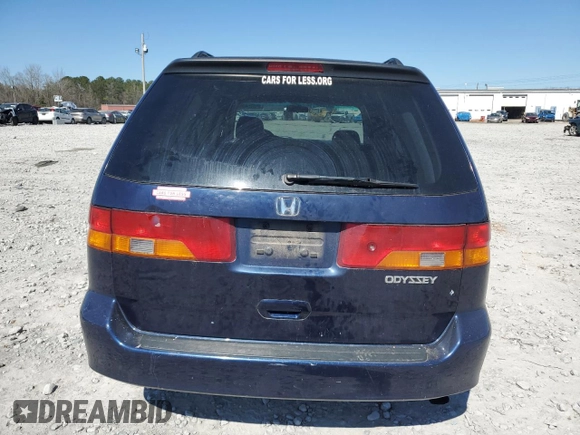 2004 Honda Odyssey EX-L with VIN 5FNRL18964B008117, listed as a Copart auction lot 46295495 with Not Provided miles and Salvage Title. Bid and sale history available at DreamBid. Image 6.