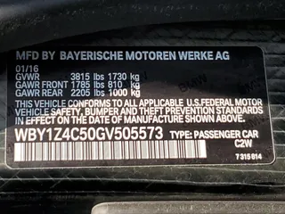 2016 BMW i3 с VIN WBY1Z4C50GV505573, выставлен на аукционе Copart как лот 59434985 с пробегом 88 918 миль миль и Чистый • Clean title. История ставок и продаж доступна на DreamBid. Изображение 13.