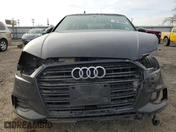 2019 Audi A3 Sedan Premium with VIN WAUAUGFF8KA107322, listed as a Copart auction lot 38148864 with 34,580 mi miles. Bid and sale history available at carsss.com. Image 5.