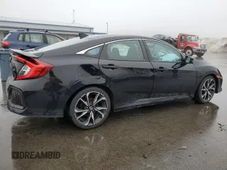 2019 Honda Civic Si z VIN 2HGFC1E57KH707186, wystawiony jako Copart lot #47939055 z przebiegiem Nie podano mil oraz Szkoda całkowita • Salvage title. Historia ofert i sprzedaży dostępna na DreamBid. Obrazek 3.