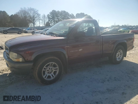2002 Dodge Dakota with VIN 1B7FL16X62S694633, listed as a Copart auction lot 86515034 with 270,483 mi miles and Salvage Title. Bid and sale history available at carsss.com. Image 1.