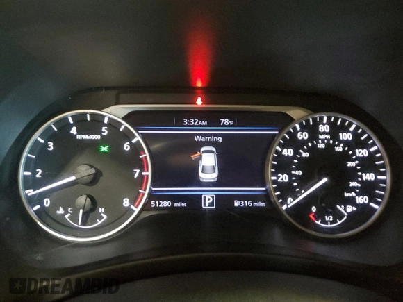 2021 Nissan Sentra SV with VIN 3N1AB8CV9MY322218, listed as a Copart auction lot 61797935 with 51,280 mi miles and Clean title. Bid and sale history available at DreamBid. Image 9.