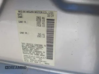 2020 Nissan Altima 2.5 SR with VIN 1N4BL4CV5LC185427, listed as a IAAI auction lot 38522740 with 57,874 mi miles. Bid and sale history available at carsss.com. Image 9.