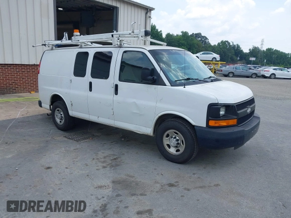 2015 Chevrolet Express Cargo with VIN 1GCWGFCF9F1283932, listed as a IAAI auction lot 42529084 with 188,967 mi miles and . Bid and sale history available at DreamBid. Image 1.