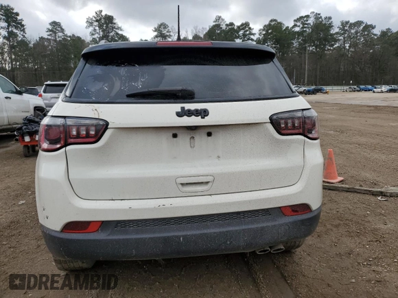 2019 Jeep Compass Altitude with VIN 3C4NJCBB9KT664922, listed as a Copart auction lot 45175545 with 99,665 mi miles and Salvage Title. Bid and sale history available at carsss.com. Image 6.