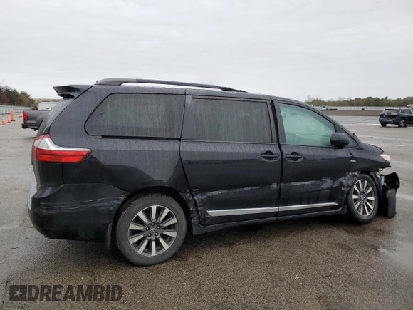 2019 Toyota Sienna LE with VIN 5TDJZ3DC5KS219388, listed as a Copart auction lot 51489465 with 162,353 mi miles and Salvage Title. Bid and sale history available at carsss.com. Image 3.