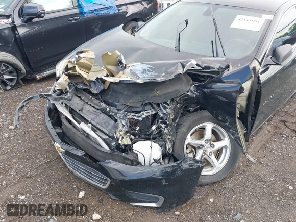 2017 Chevrolet Malibu LS with VIN 1G1ZB5ST6HF154011, listed as a IAAI auction lot 42115901 with 78,578 mi miles and . Bid and sale history available at DreamBid. Image 6.