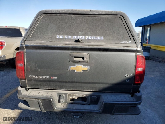 2017 Chevrolet Colorado 4WD LT with VIN 1GCGTCEN7H1168588, listed as a Copart auction lot 81851974 with 39,056 mi miles and Salvage Title. Bid and sale history available at carsss.com. Image 6.