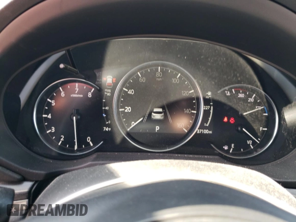 2019 Mazda CX-5 Grand Touring with VIN JM3KFADM6K1641992, listed as a Copart auction lot 57862345 with 37,100 mi miles and Salvage title. Bid and sale history available at DreamBid. Image 9.