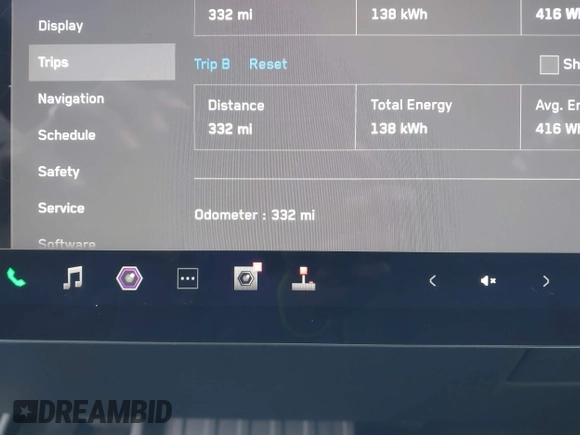 2024 Tesla Cybertruck z VIN 7G2CEHED6RA042416, wystawiony jako IAAI lot #41324245 z przebiegiem 332 mil mil oraz . Historia ofert i sprzedaży dostępna na DreamBid. Obrazek 7.