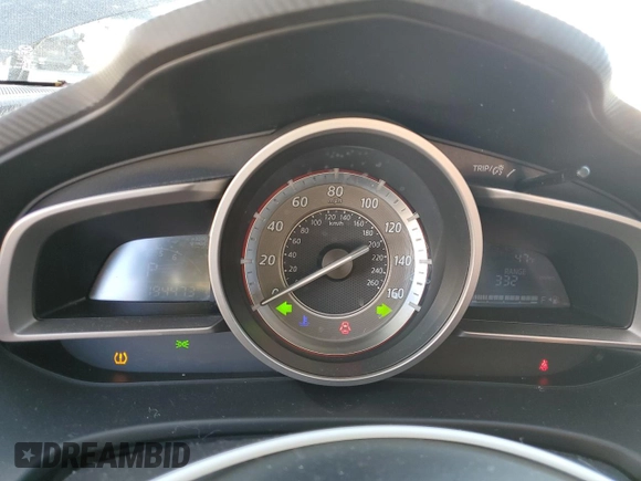 2014 Mazda 3 i Sport with VIN JM1BM1U75E1121862, listed as a Copart auction lot 44687015 with 194,473 mi miles and Salvage Title. Bid and sale history available at DreamBid. Image 9.