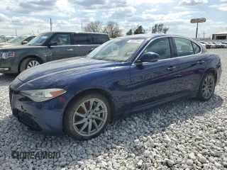 2017 Alfa Romeo Giulia with VIN ZARFAEDN9H7536870, listed as a Copart auction lot 74607304 with 117,879 mi miles and Salvage title. Bid and sale history available at DreamBid. Image 1.