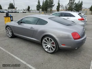 2005 Bentley Continental GT with VIN SCBCR63W55C027824, listed as a Copart auction lot 51500965 with 66,338 mi miles and Clean Title. Bid and sale history available at carsss.com. Image 2.